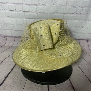 Beautiful Women’s Gold Church Hat